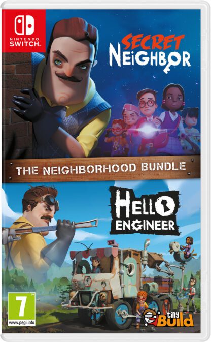 Secret Neighbor + Hello Engineer – The Neighborhood Bundle Nintendo Switch Front Cover