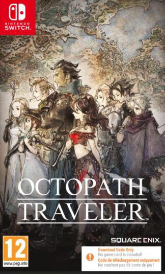 Octopath Traveler Nintendo Switch Code in Box Front Cover