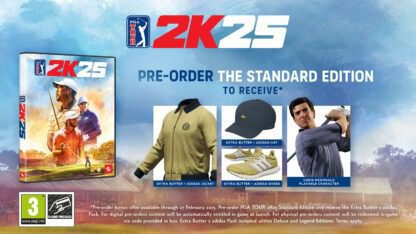 PGA Tour 2K25 Pre-Order Bonus Banner