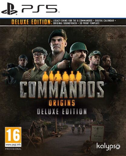 Commandos Origins Deluxe Edition PS5 Front Cover