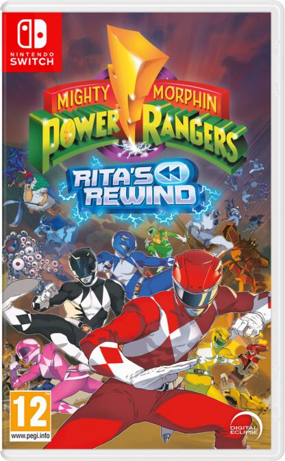 Mighty Morphin Power Rangers Rita's Rewind Nintendo Switch Front Cover