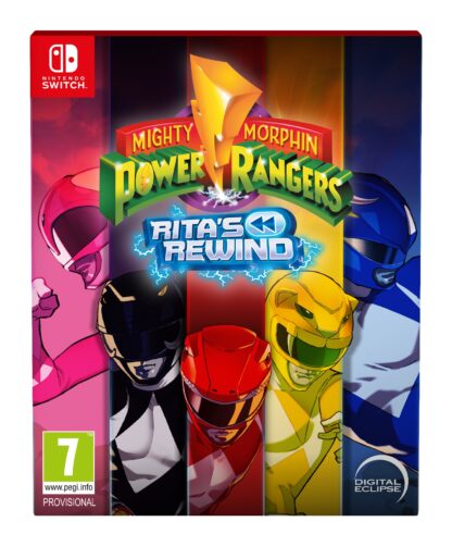 Mighty Morphin Power Rangers Rita's Rewind Deluxe Edition Nintendo Switch Front Cover