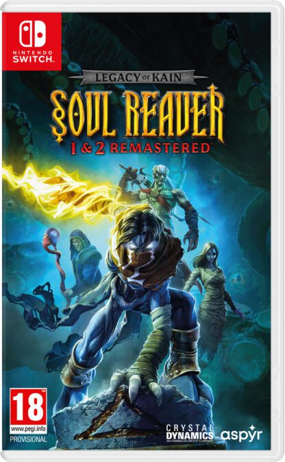 Legacy of Kain Soul Reaver 1 & 2 Remastered Nintendo Switch Front Cover