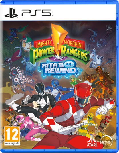 Mighty Morphin Power Rangers Rita's Rewind PS5 Front Cover