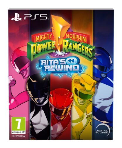 Mighty Morphin Power Rangers Rita's Rewind Deluxe Edition PS5 Front Cover