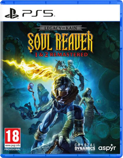 Legacy of Kain Soul Reaver 1 & 2 Remastered PS5 Front Cover