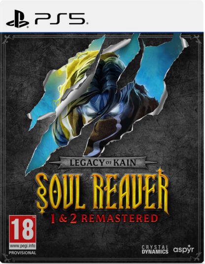 Legacy of Kain Soul Reaver 1 & 2 Remastered Deluxe Edition PS5 Front Cover