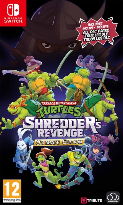 Teenage Mutant Ninja Turtles Shredders Revenge Ultimate Edition Nintendo Switch Front Cover