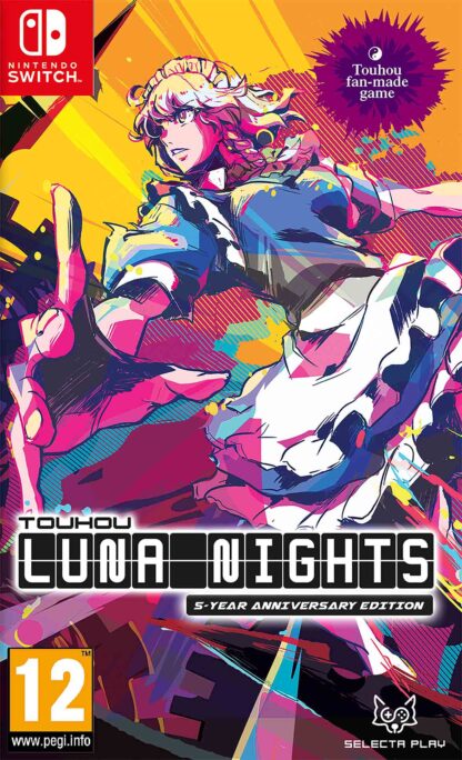 Touhou Luna Nights 5 Year Anniversary Edition Nintendo Switch Front Cover