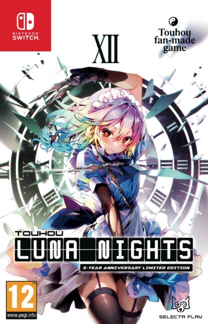 Touhou Luna Nights 5 Year Anniversary Limited Edition Nintendo Switch Front Cover