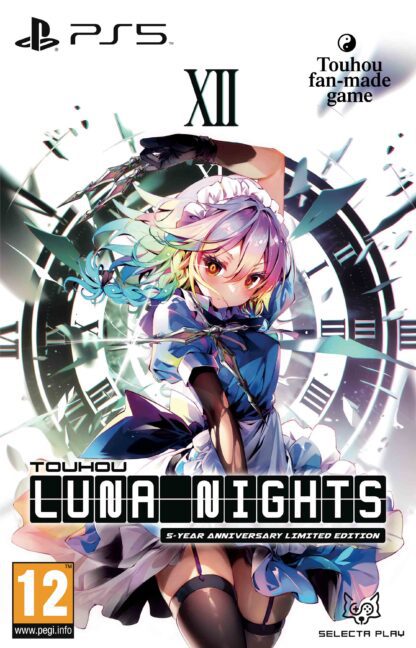 Touhou Luna Nights 5 Year Anniversary Limited Edition PS5 Front Cover